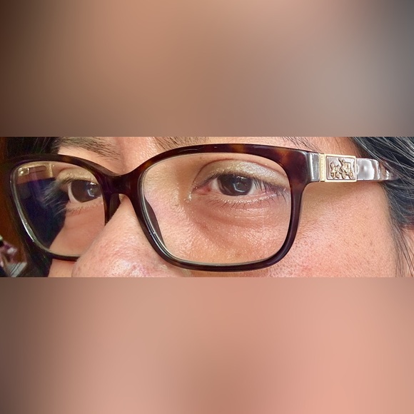 Coach HC6062 Darcy Dark Tortoise Sand Signature CC Brown FRAME ONLY - Picture 7 of 7